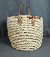 Malaga Shopper Tote Morocco 14" x 13" diam $62