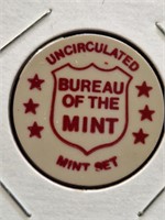 Uncirculated bureau of the mint token