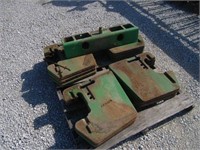 Pallet of JD weights + TAX