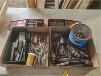 Drill & Countersink bits, lathe tool bits, chucks