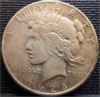 1928-S Peace Silver Dollar - Key Date - Coin