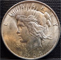 1923 Peace Silver Dollar - Coin