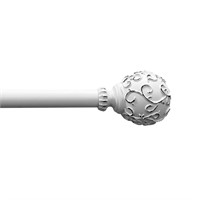 Mainstays 3/4  Filigree Ball Single Curtain Rod  W