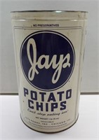 Jays Potato Chips Can