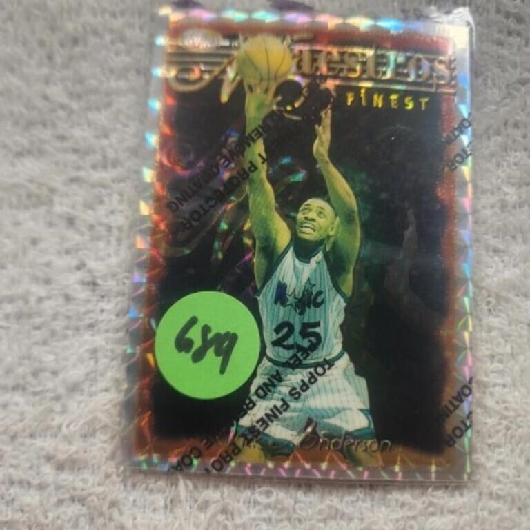 1996-97 Finest Masters Refractor Nick Anderson