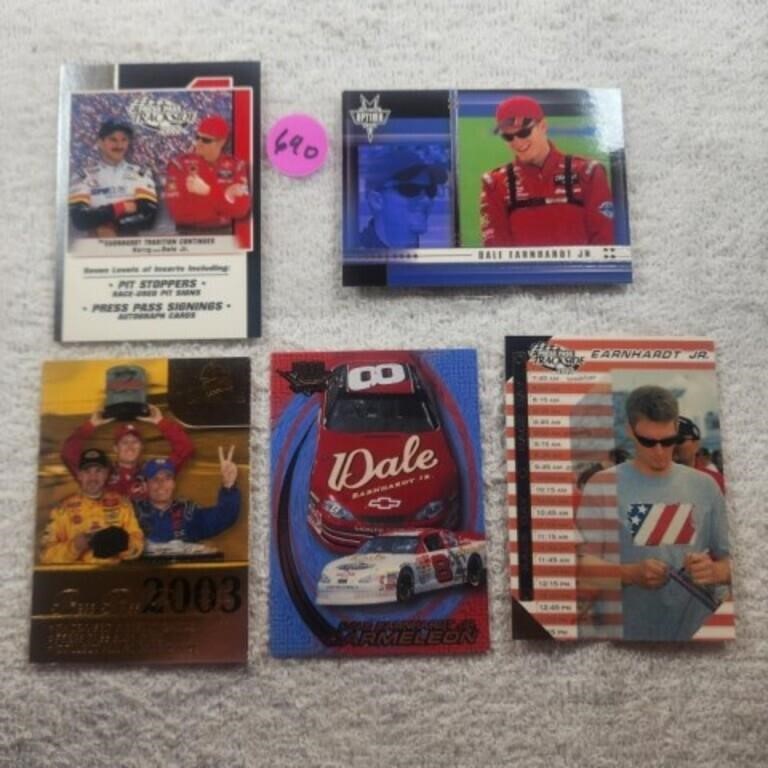 5 Different Dale Earnhardt Jr Cards