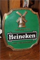 Imported Heineken On Draught Beer Bar Sign