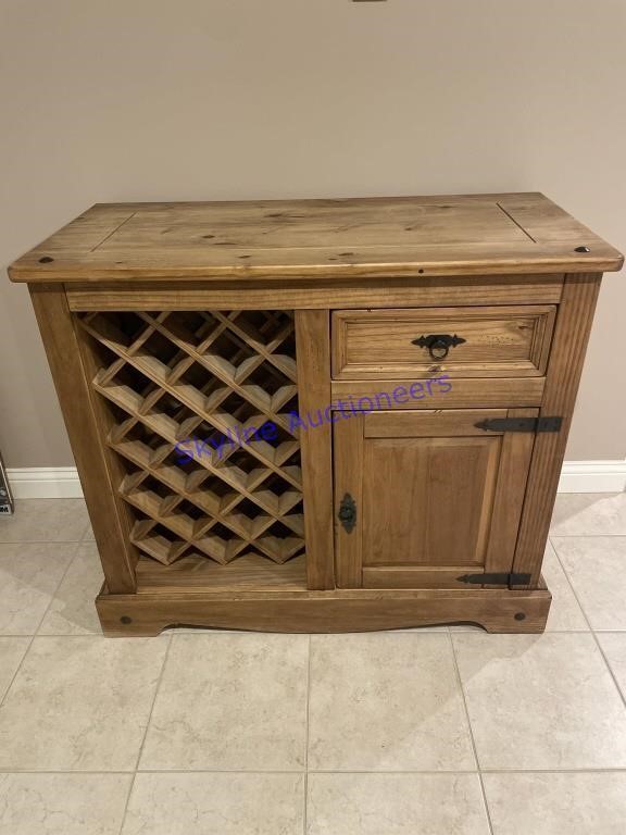 Wooden Wine Server/Entertaining Cabinet