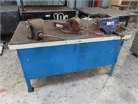 Steel & Timber Work Bench 1520x920mm