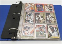 Notebook with 126 Baseball Cards - Various Card