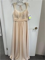 Bridesmaid Dress - Peach. SIZE 10