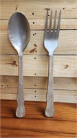 Oversized Wall Decor Set Fork & Spoon 24"