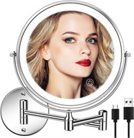 Wall Mounted Lighted Makeup Mirror