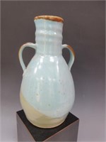 (Wolff Pottery) Beautiful Blue Vase (9x5)
