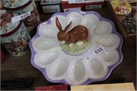 CERAMIC EASTER EGG TRAY