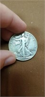 1942 silver walking liberty half dollar