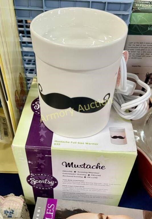 SCENTSY WAX BURNER - MUSTACHE