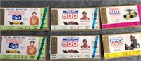 Indy 500 Ticket Stub Lot 1985(2) 1986(2) 1987