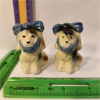 Occupied Japan Salt&Pepper shaker dogs