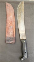 Vintage La Palma 19" (Overall) Machete w/ Leather