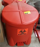 Biohazard Materials Disposal Bin