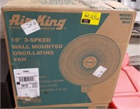 Air King 18" 3 speed Oscillating Fan