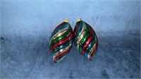 Two Colorful Ornaments