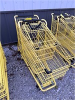 Yellow Shopping Carts lot of (2) #2