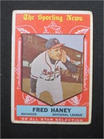 1959 TOPPS #551 FRED HANEY HIGH NUMBER AS