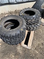 Quad tires 2 of 25x8.00-12, 2 of 25x10.00-12