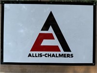 Enamel Allis-Chalmers Sign