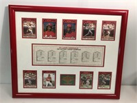 1985 Stl Cardinals NL Champs Framed Topps Cards