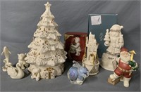 Lenox Porcelain Christmas & Fenton Rabbit
