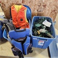 Indoor & Outdoor Christmas Lights, Life Jackets