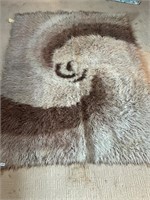 5’ x 6’ shag style rug