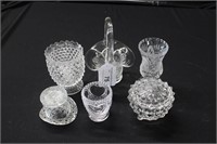 Assorted Clear Glassware