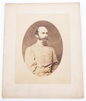 CIVIL WAR CONFEDERATE GENERAL EWELL ALBUMEN PHOTO