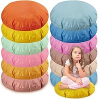 12 Pcs 17.7 In Large Round Cushions