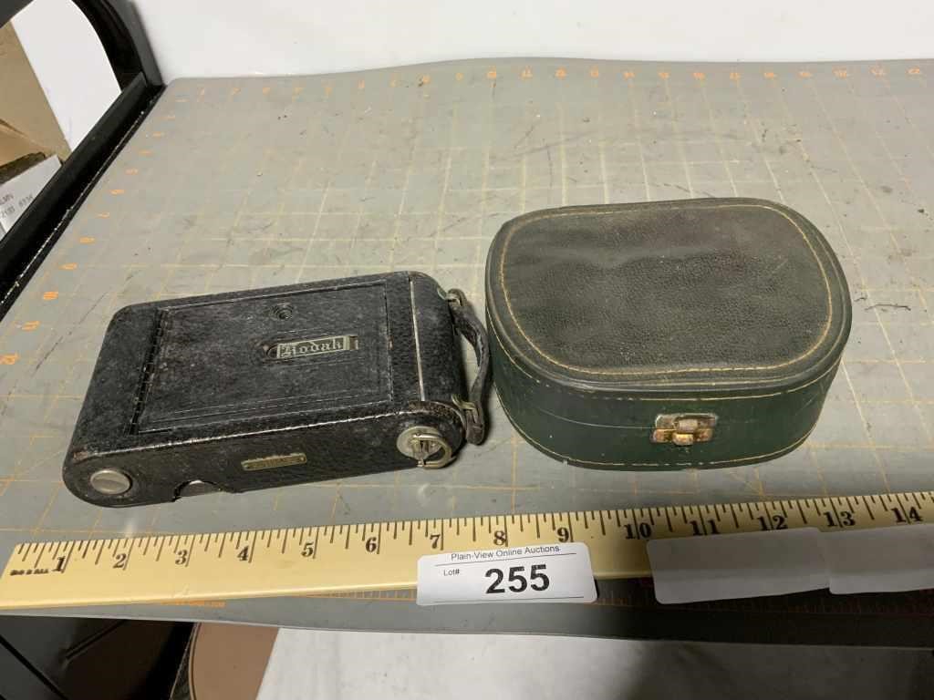 Vintage Kodak camera & Norelco shaver