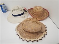 3 chapeaux Vtg