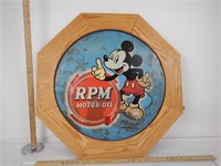 RARE DISNEY RPM MICKEY OIL DRUM LID ONLY 12 MADE
