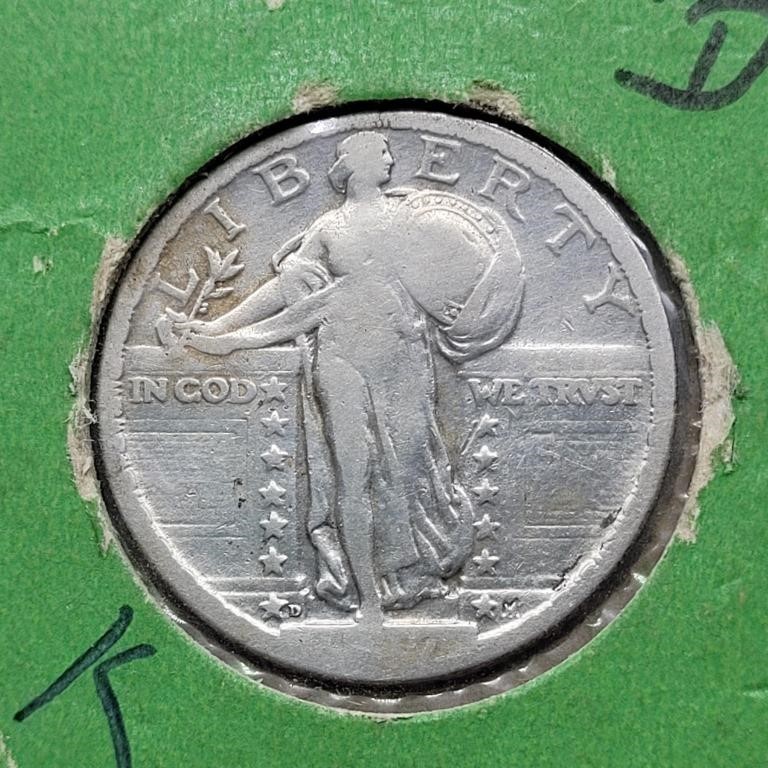 1917 D STANDING LIBERTY QUARTER