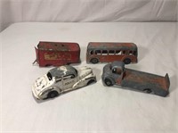 Vintage Diecast Car Parts Lot