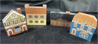 VTG Cats Meow Wooden Buildings