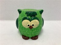 Opryland USA Green Owl Coin Bank