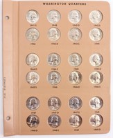 Coin 24 BU Washington Quarters 1941-1949
