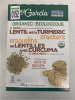ORGANIC 3 SEED LENTIL WITH TURMERIC CRACKERS