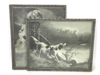 2 Vintage Prints w/ Dogs