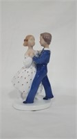 PORCELAIN BOY & GIRL FIGURE