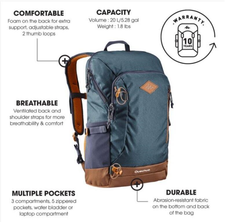 Decathlon Quechua 20L Backpack